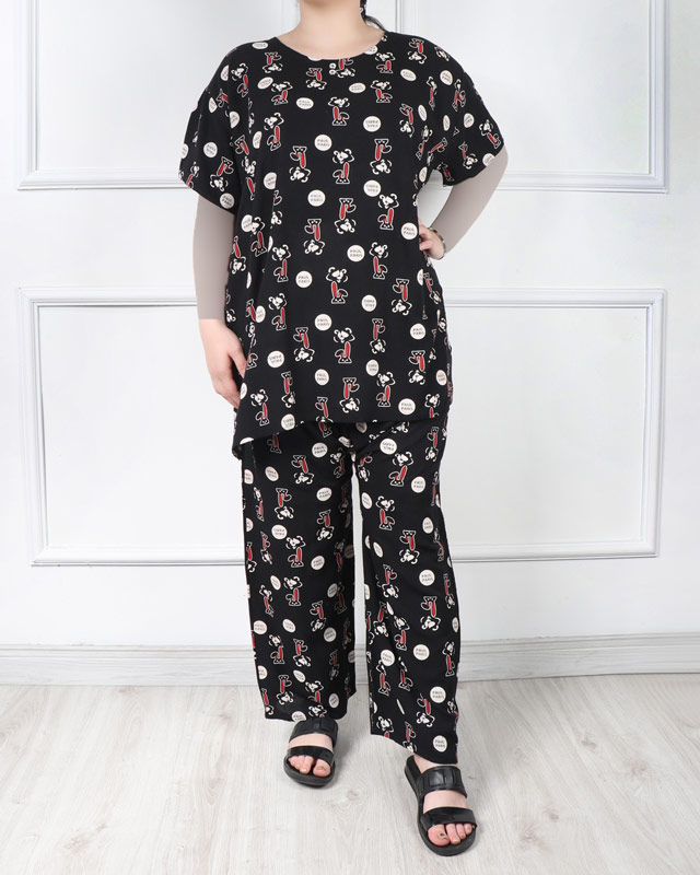 تیشرت شلوار استیکری