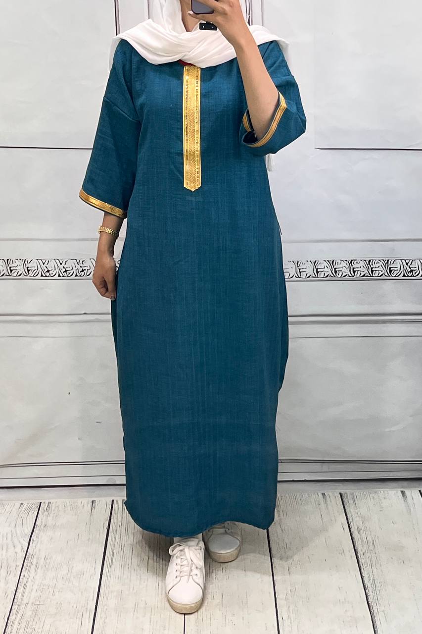 پیراهن مانتویی با طرح کتیبه- پیراهن ساحلی