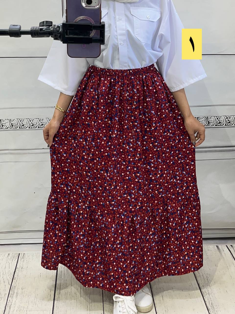 دامن گلگلی تابستونی -دامن پفکی