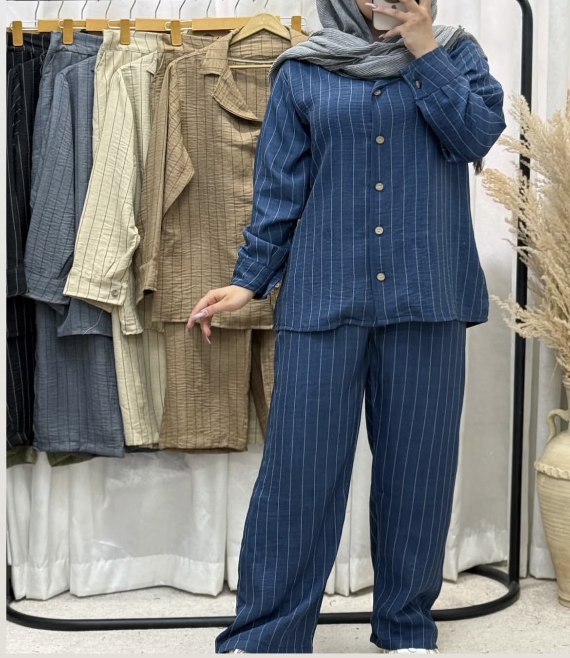 ست شومیز شلوار دیپلمات -مانتو شلوار