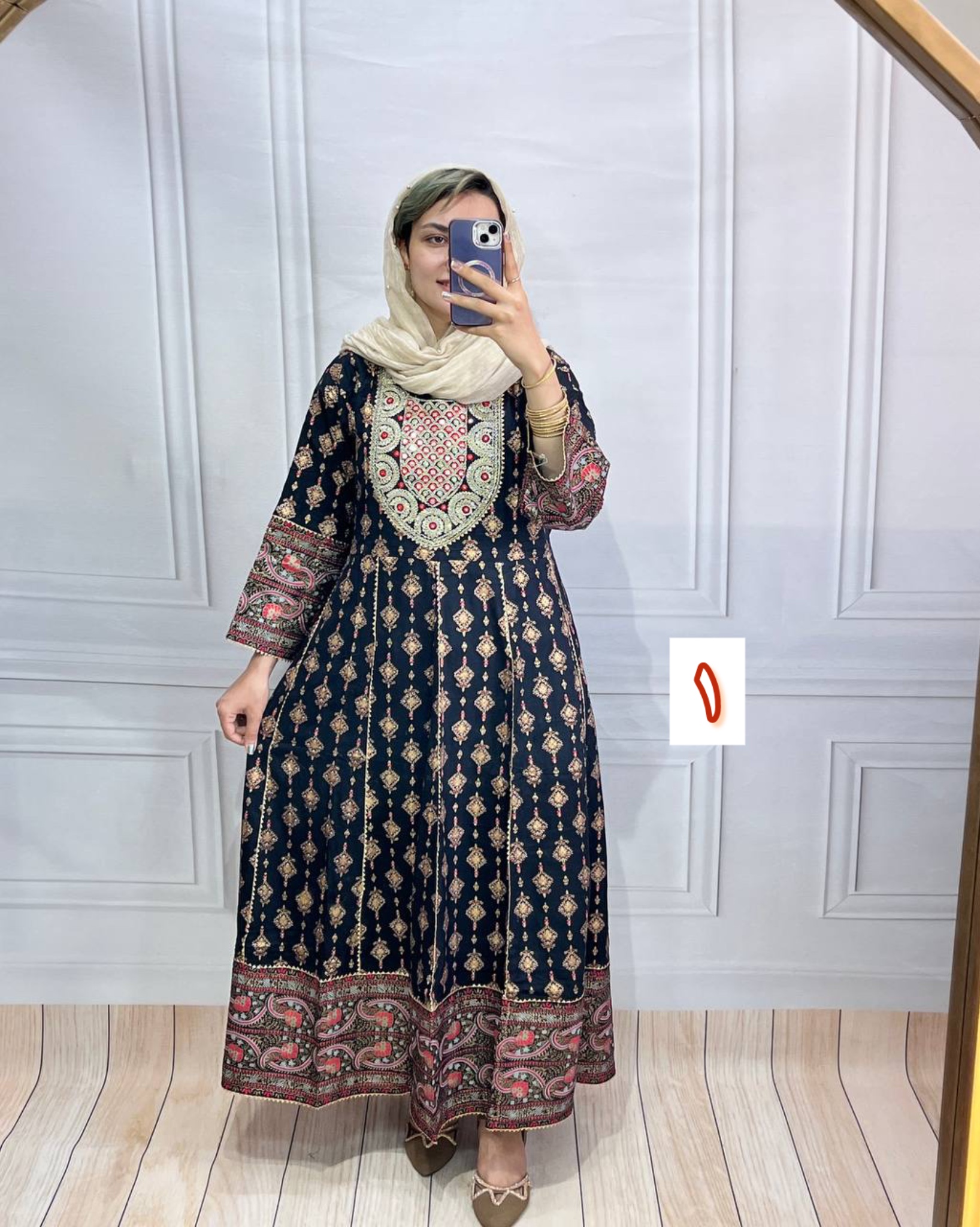 ساحلی /پیراهن هندی/کورتای هندی