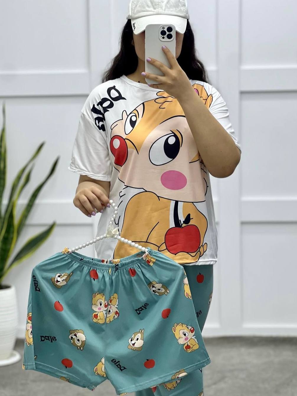 ست راحتی/تیشرت شلوار شورتک