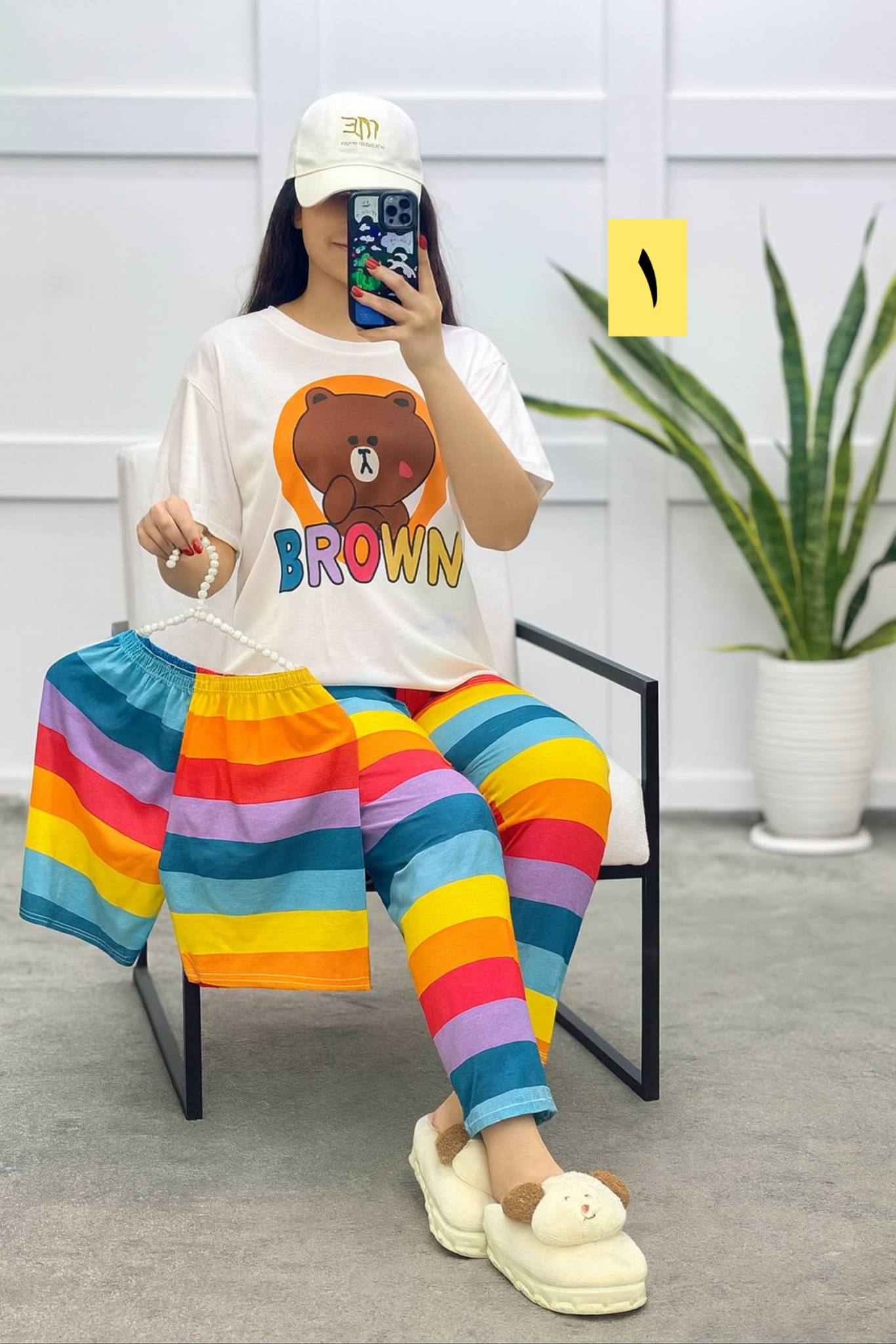 ست راحتی/تیشرت شلوار شورتک