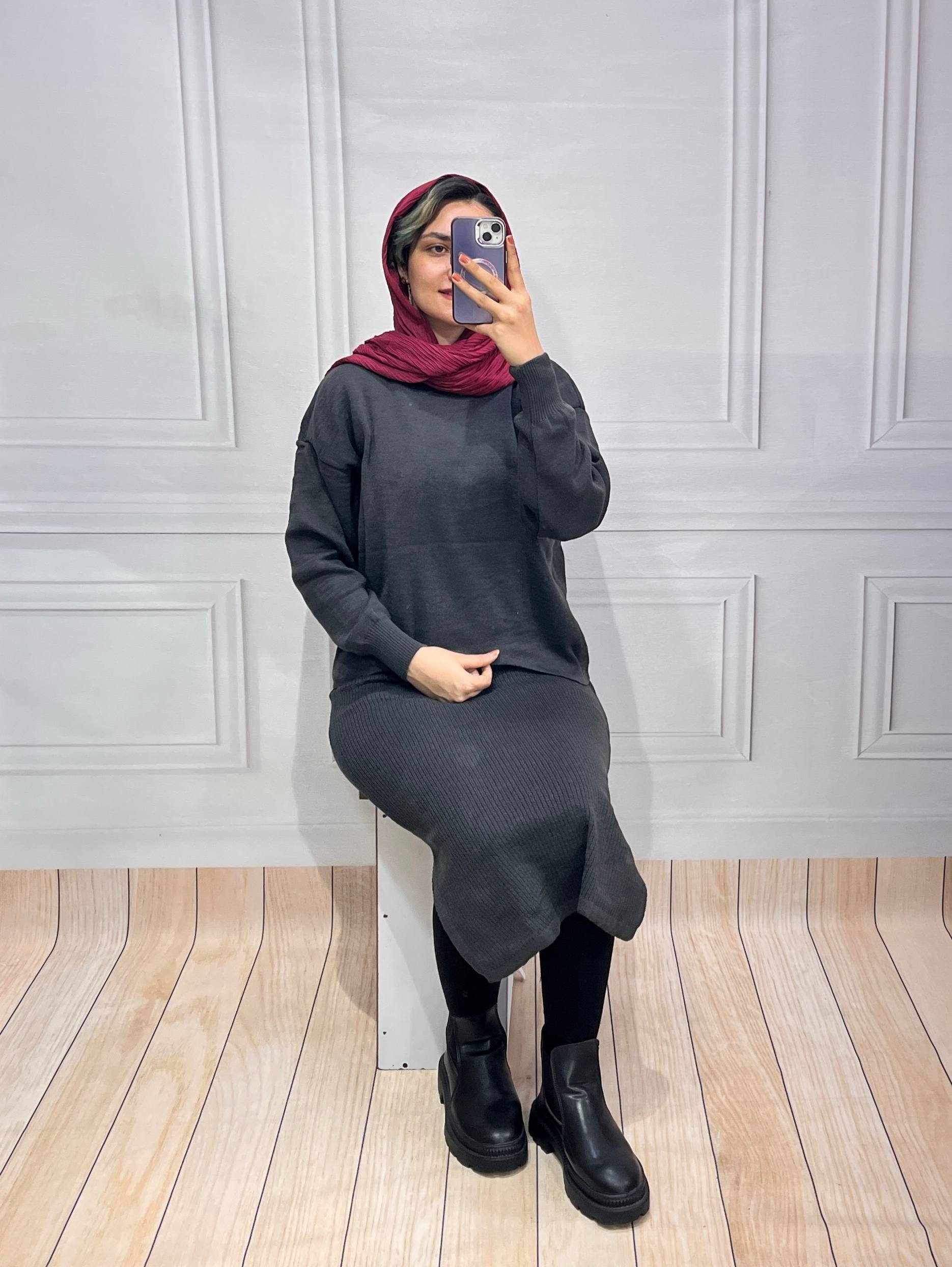 رویه و سارافون بافت/ست بافت