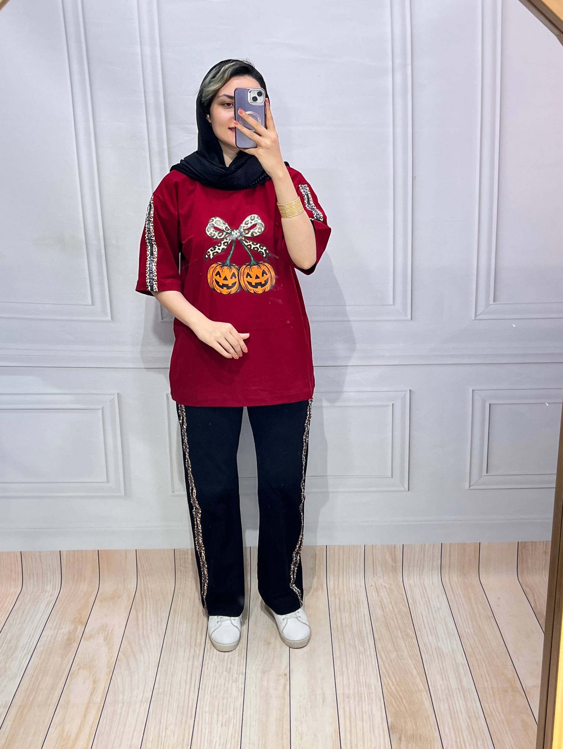 ست لانگ و بگ هالوین/تیشرت شلوار