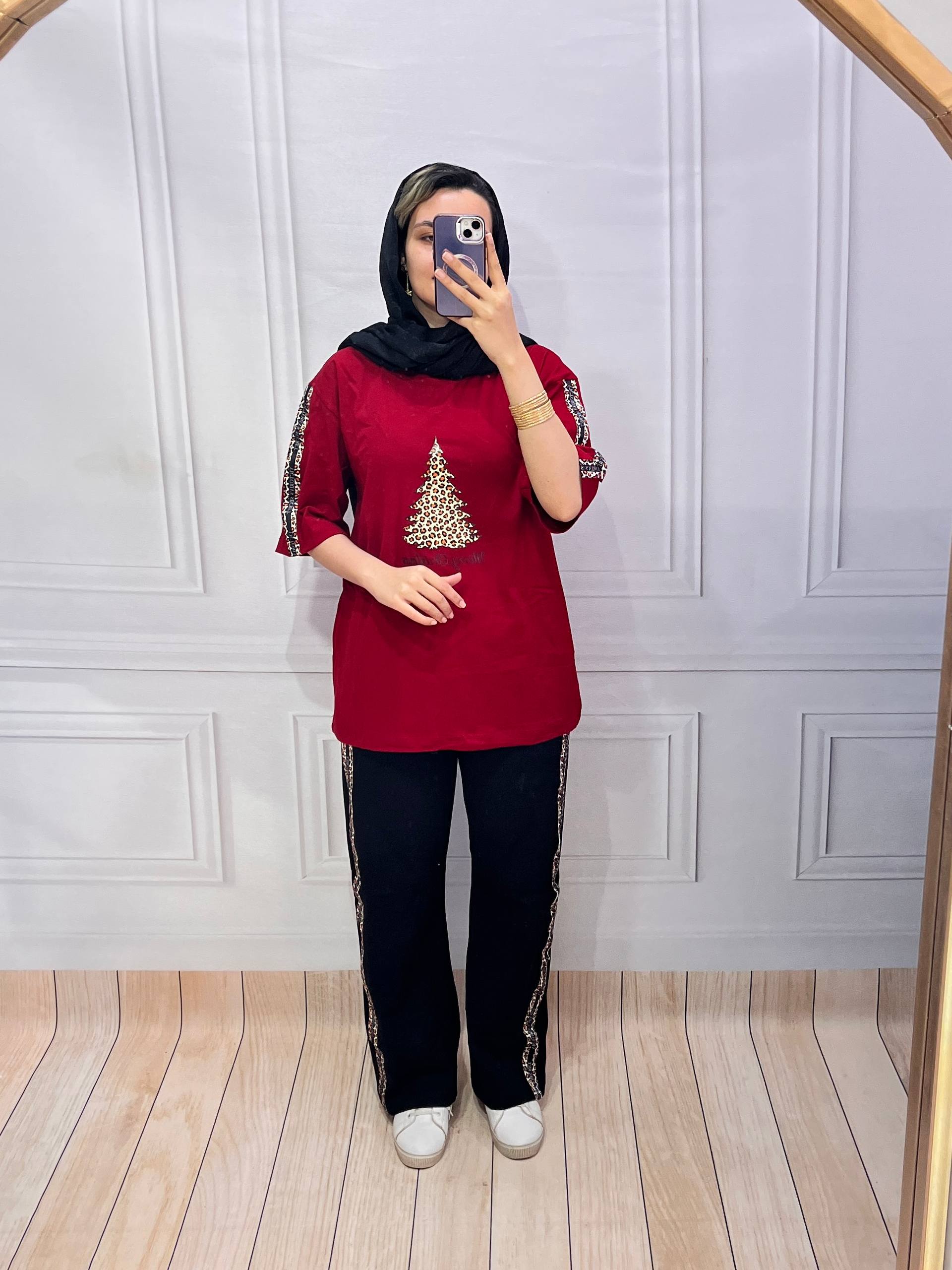 ست لانگ و بگ /تیشرت شلوار