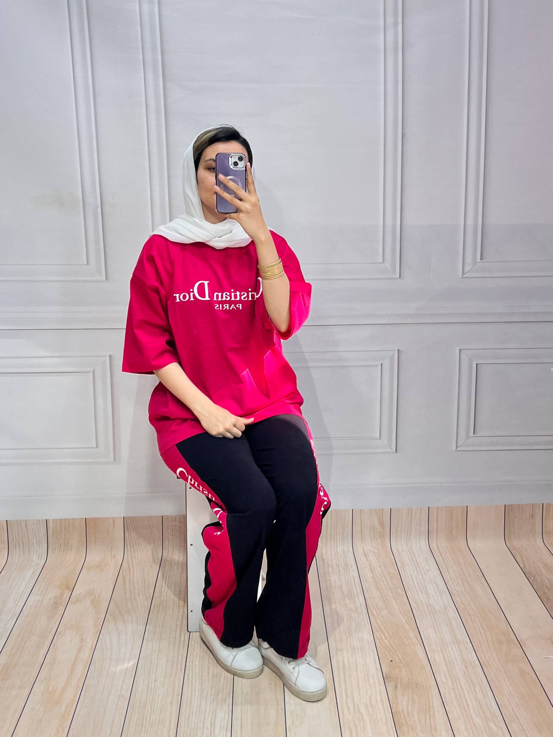 ست لانگ و بگ/تیشرت شلوار