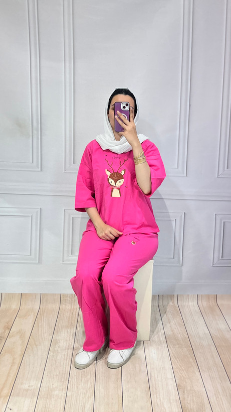تیشرت شلوار/ست راحتی/لباس زنانه /تیشرت شلوار زنانه