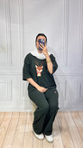 تیشرت شلوار/ست راحتی/لباس زنانه /تیشرت شلوار زنانه