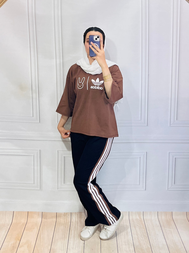 تیشرت شلوار/ست راحتی/لباس زنانه /تیشرت شلوار زنانه